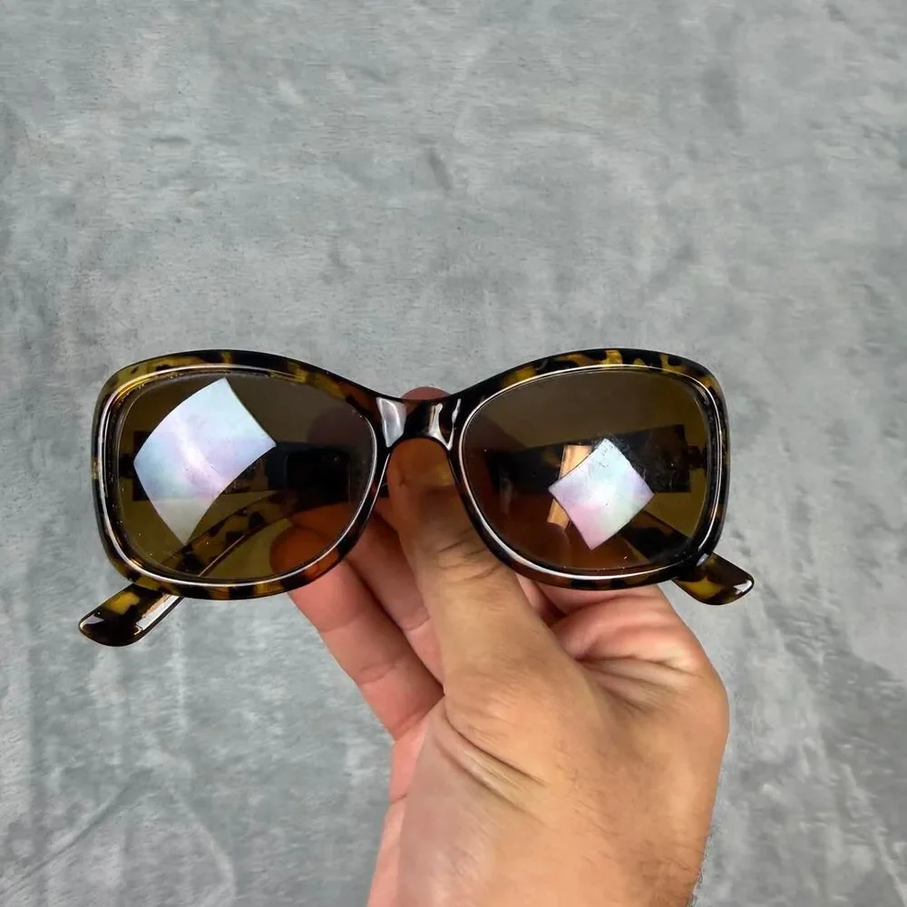 Unbranded Women's Brown and Black Sunglasses